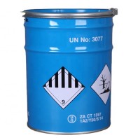 20 liter tinplate metal bucket with iron hoop/ lock ring lid, UN approved